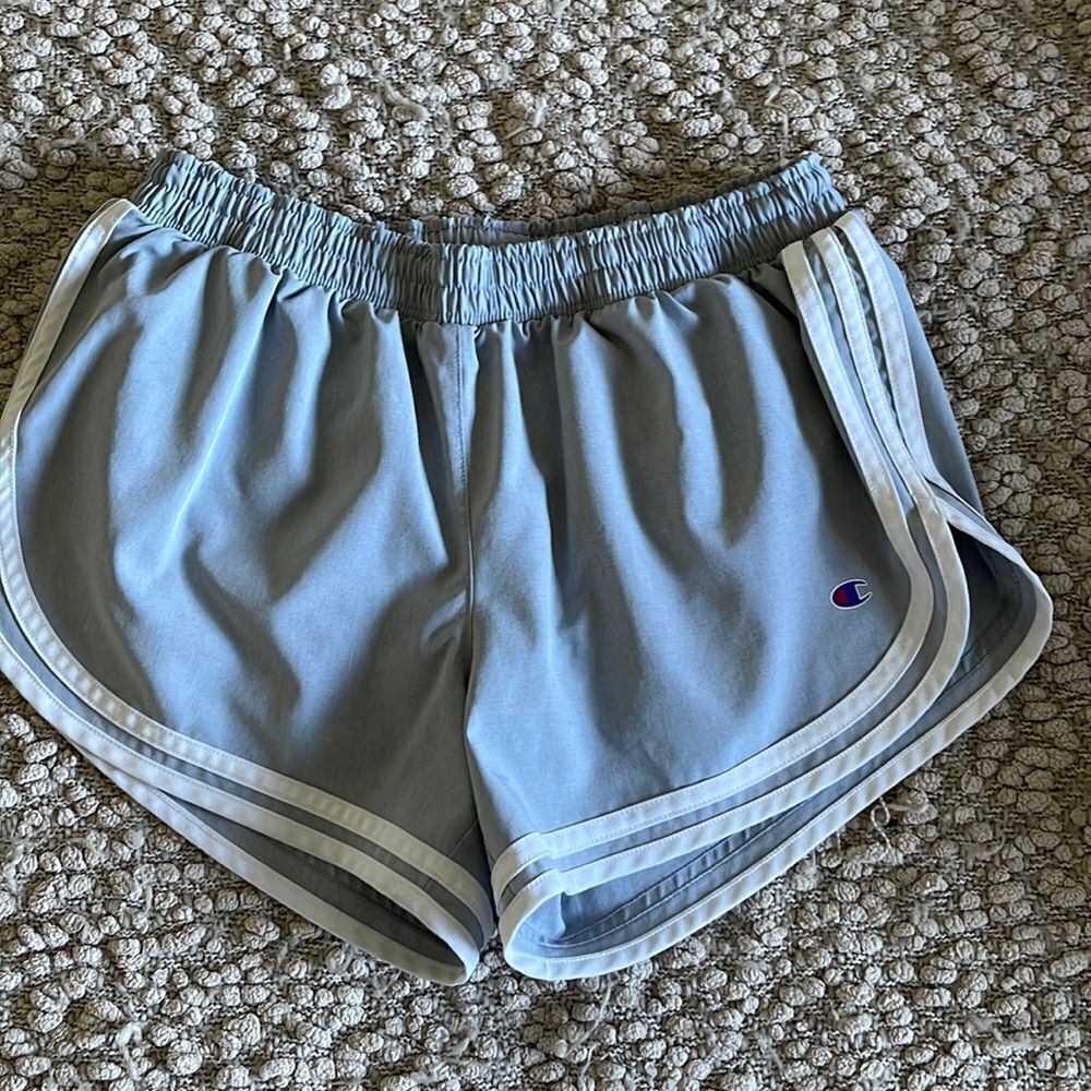 Champion Running Shorts. Gray. Size Small